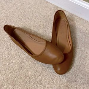 Madewell leather flat- size 7